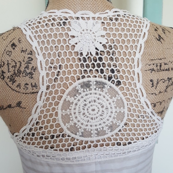 Mudd stripped & crochet dress - Picture 3 of 4